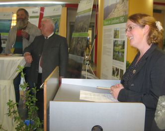 Christiane Grapentin hält die Eröffnungsansprache