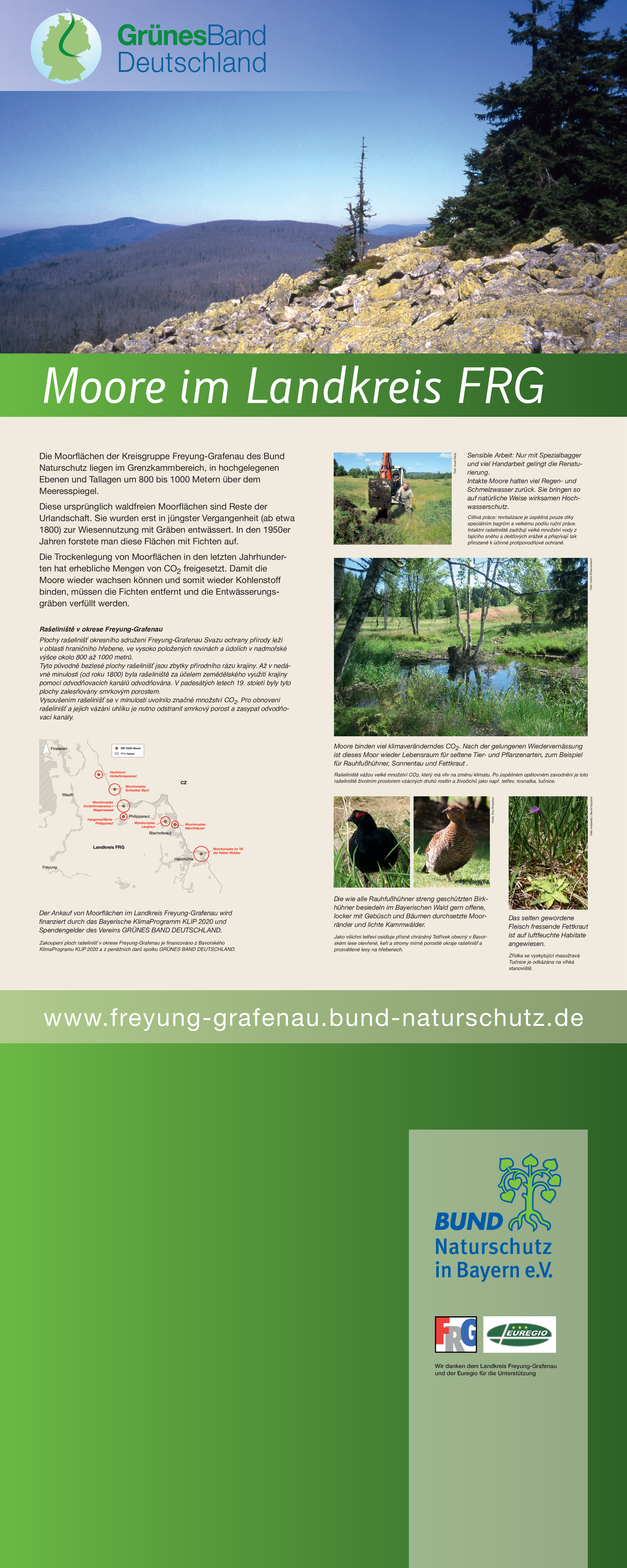 Die Erläuterungen zu den GRÜNES-BAND-Flächen in FRG